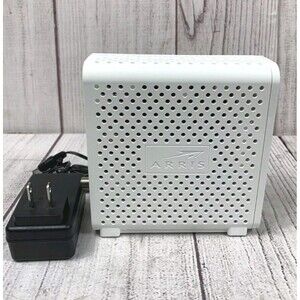 ARRIS SURFboard SB6183 DOCSIS 3.0 Cable Modem with Power Cable - White, TESTED